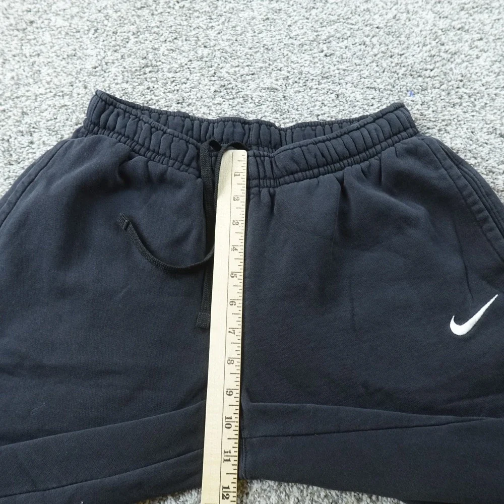 Nike Sweatpants Mens M Black Fleece Jogger Drawstring Athletic Workout Gym Pants